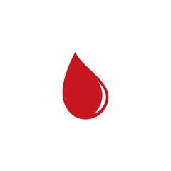 Fototapeta premium Blood Logo vector icon illustration
