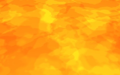Abstract Fire Background with Flames. Wall of Fire. Glare on the water. 3D illustration