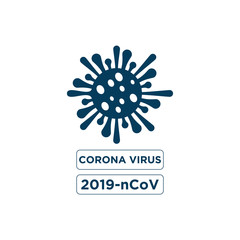Corona Virus design Symbol logo illustration vector