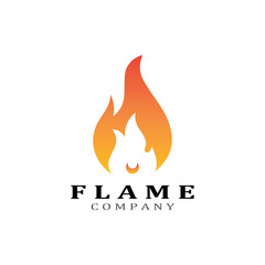 Fire flame vector illustration design template