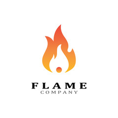Fire flame vector illustration design template
