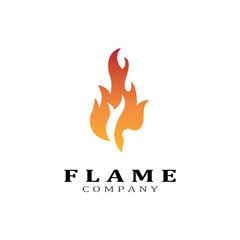 Fire flame vector illustration design template