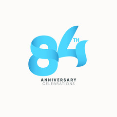 Obraz premium Anniversary logo design vector template