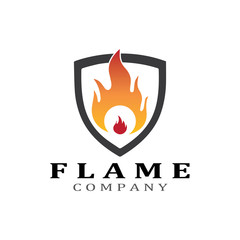 Fire flame vector illustration design template