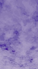 Background of abstract purple color smoke. The wall of purple fog. 3D illustration