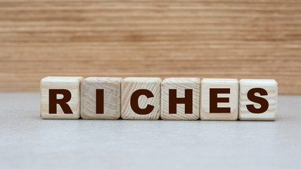 Obraz premium concept of the word to define on cubes on a light wooden background