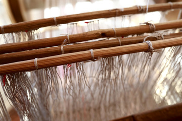 View of retro loom