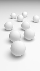 White abstract background. Lowpoly backdrop. Crumpled paper. 3D illustration