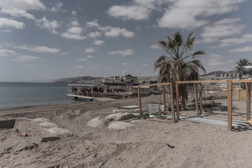 Eilat in quarantine - corona virus effect