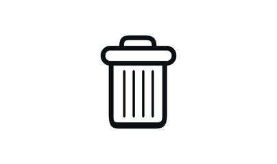 Trash icon garbage symbol icon, vector illustration