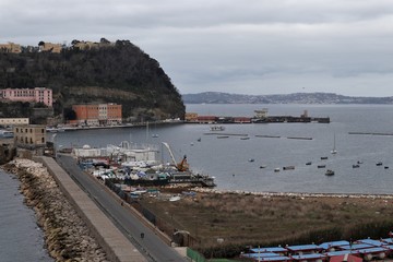 Fototapeta na wymiar Napoli - Porto di Nisida