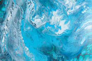 A beautiful acrylic blue background