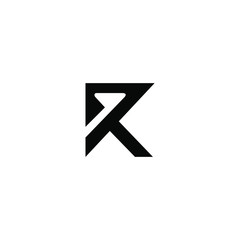 Letter R logo icon design template elements