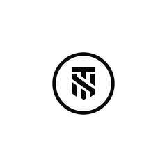 Fototapeta na wymiar Letter TH logo icon design template elements
