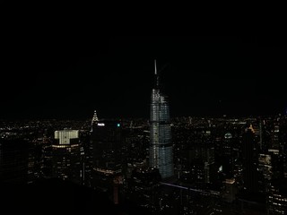 Fototapeta na wymiar New York skyline night