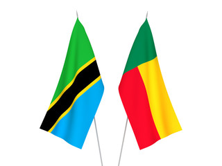 Benin and Tanzania flags