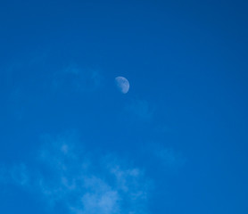Naklejka na ściany i meble Full Moon In The Day Sky