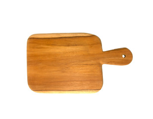 Cutting board isolated on white background.