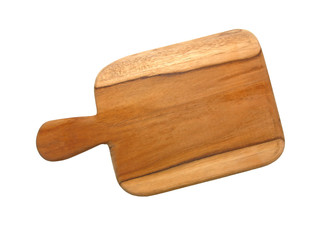 Cutting board isolated on white background.