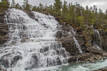 Wasserfall Im Brostdalen