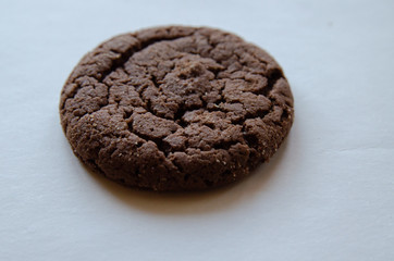 shortbread cookies on a white background