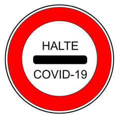 HALTE CORONAVIRUS COVID-19 