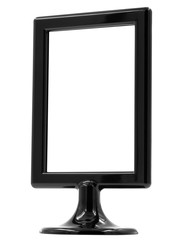 Display Frame Stand. Display in Hotels,Offices,Schools,Hospitals,Conferences,Supermarkets.isolated on white background. Clipping path.