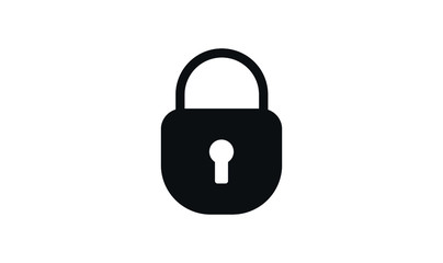 Padlock Lock Symbol Icon Vector Design Illustration
