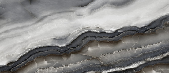 Panele Szklane  czarne abstrakcyjne tło z onyksu z marmuru