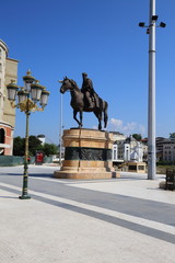 Square in Skopje in Macedonia