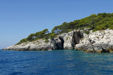 San Dominico island, Tremiti islands, Puglia, Italy