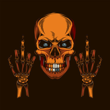 Skeleton Middle Finger Images  Free Download on Freepik