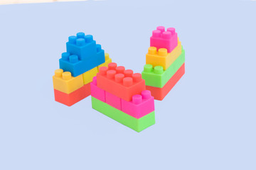 Obraz premium Baby toy colorful block pieces