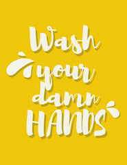 corona, wash hands