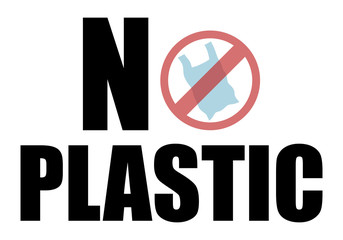 Prohibido el uso de bolsas de plástico.
