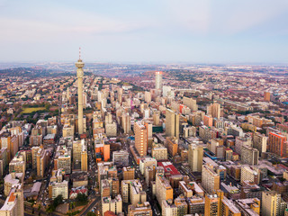 Fototapeta premium Śródmieście Johannesburga, RPA