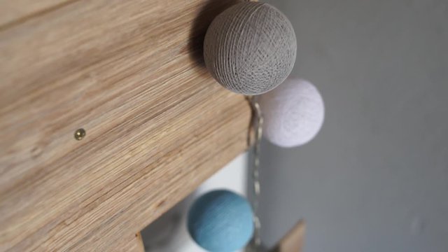 decoration balls with bulbs