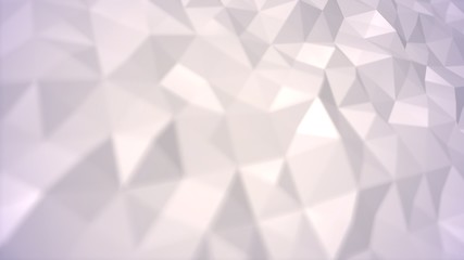 triangles low poly background . white halftone grey gray romantic сolors, beautiful for wedding invitations and baby show holidays. render wallpaper glamorous shine luxury texture