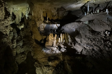 The  Prometheus Cave (also Kumistavi Cave) near Tskaltubo in the Imereti region, Georgia
