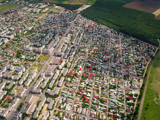 Urban Landscape Aerial View Of Braila City Romania
