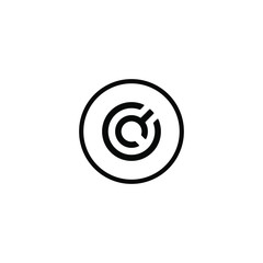 Fototapeta na wymiar letter C logo icon template