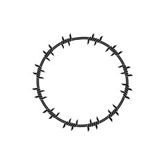 barbed wire logo