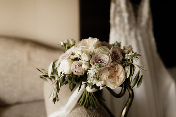 wedding bouquet of roses