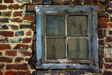 Fenster, Ruine, alt, Haus, lost place