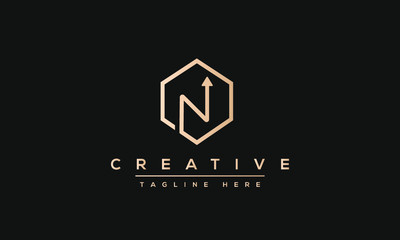 Fototapeta premium Modern creative N Logo Design and template. NN icon initial Based Monogram and Letters in vector.