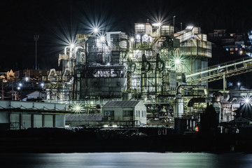 工場夜景