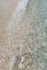Texture of sand and sea