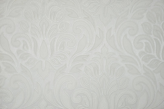 White wall paper. background, texture for the design