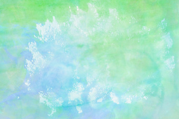 淡い色の手描き水彩背景