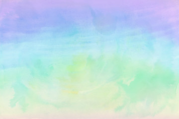 淡い色の手描き水彩背景